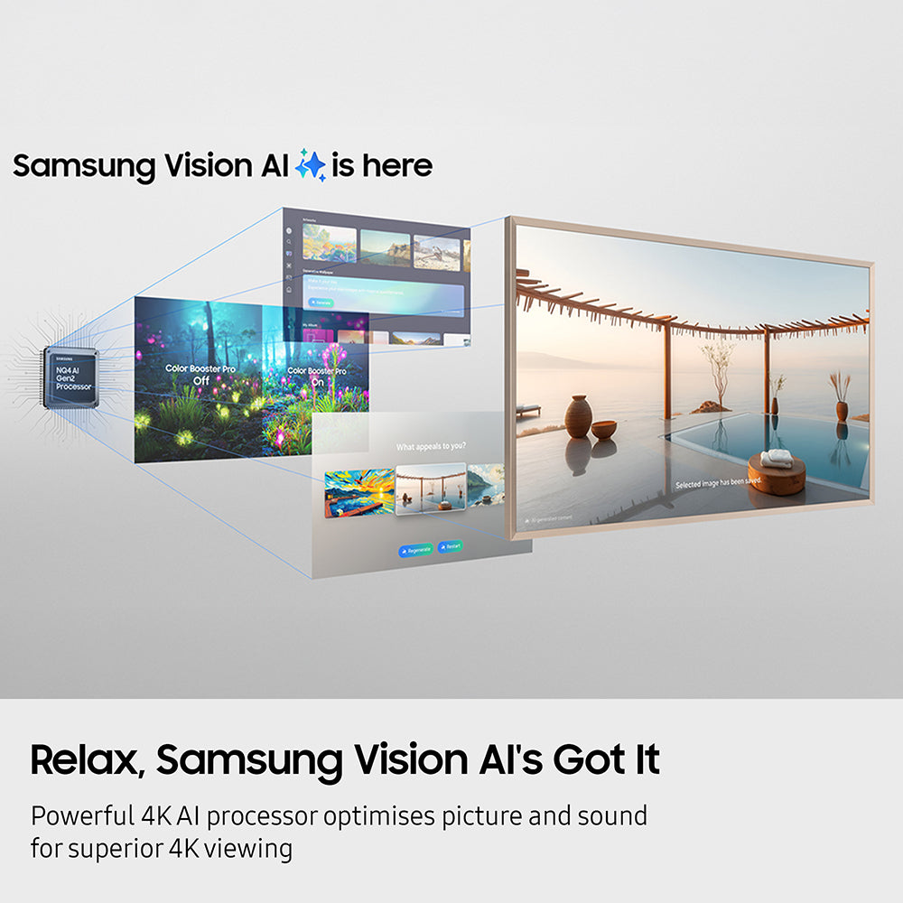 Samsung The Frame LS03F 55" 4K Smart TV - Schwarz | QE55LS03FAUXXU
