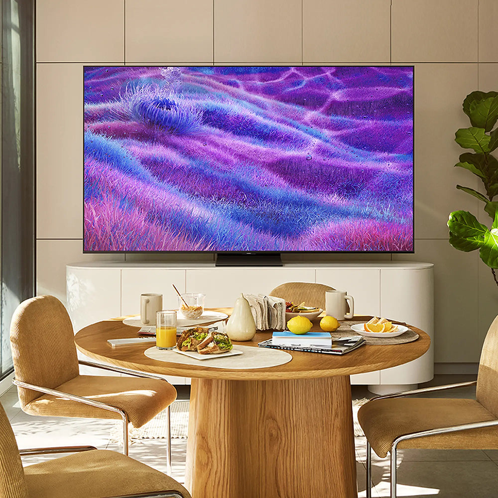 Samsung QN80F 55" 4K Smart TV - Carbon Silber | QE55QN80FAUXXU