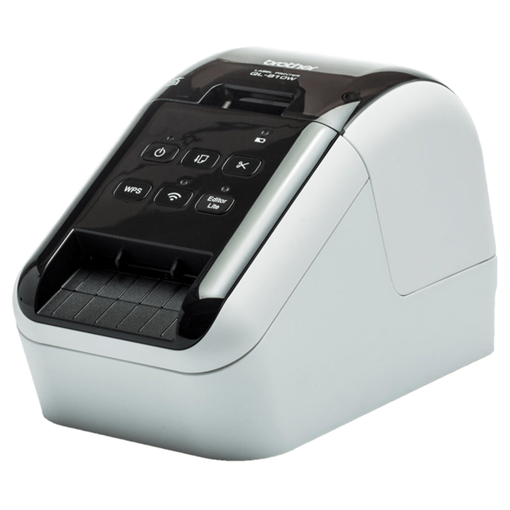 Brother Wireless High-Speed Label Drucker - Glossy Schwarz & Weiß | QL810W