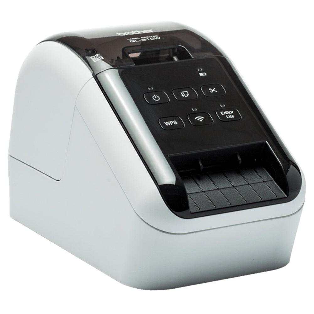 Brother Wireless High-Speed Label Drucker - Glossy Schwarz & Weiß | QL810W
