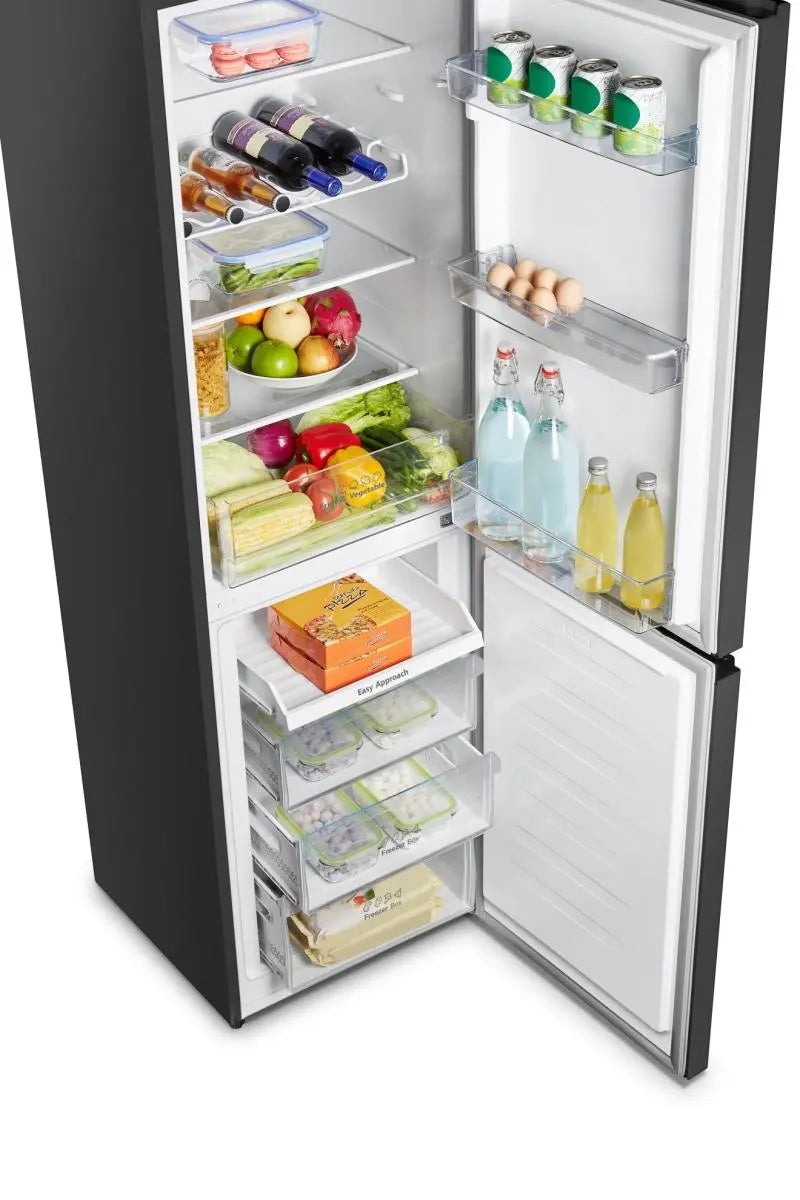 Hisense 256L Kühl-Gefrierkombination, freistehend – Schwarz | RB327N4BBE