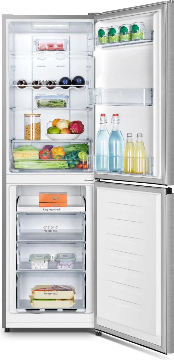 Hisense 256L Kühl-Gefrierkombination, freistehend – Grau | RB327N4BCE