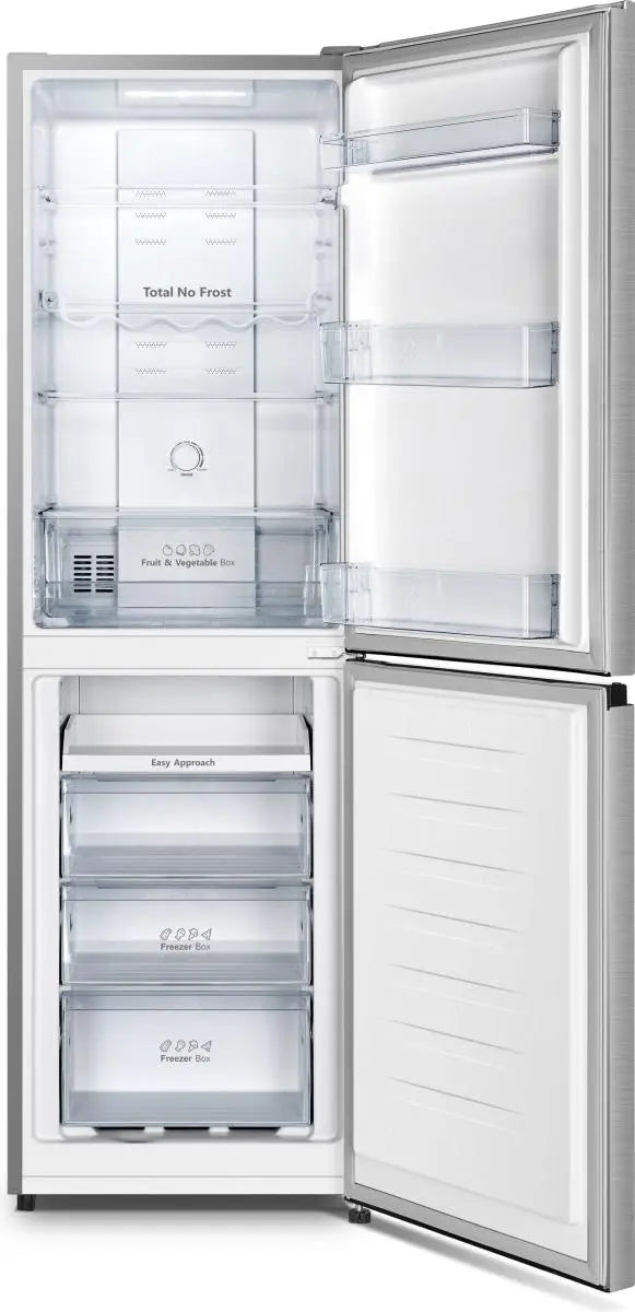 Hisense 256L Kühl-Gefrierkombination, freistehend – Grau | RB327N4BCE
