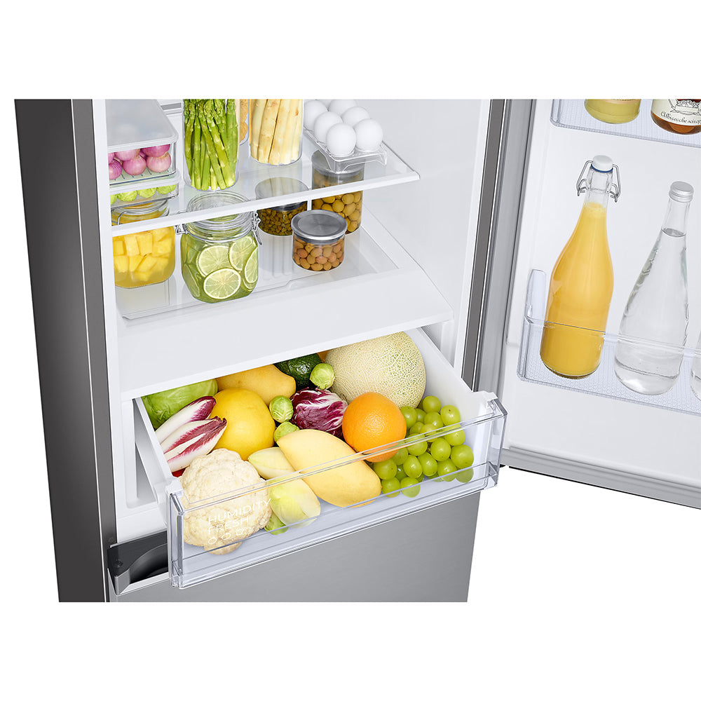 Samsung Series 6 344L Frost Free freistehend Kühl-Gefrierkombination - Silber | RB34C600ESA/EU