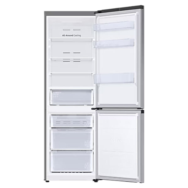Samsung Series 6 344L Frost Free freistehend Kühl-Gefrierkombination - Silber | RB34C600ESA/EU