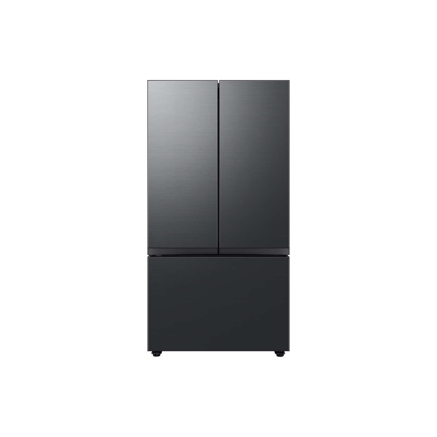 Samsung Bespoke 674L Frost Free Freestanding French Style Fridge Freezer - Black | RF24BB620EB1EU