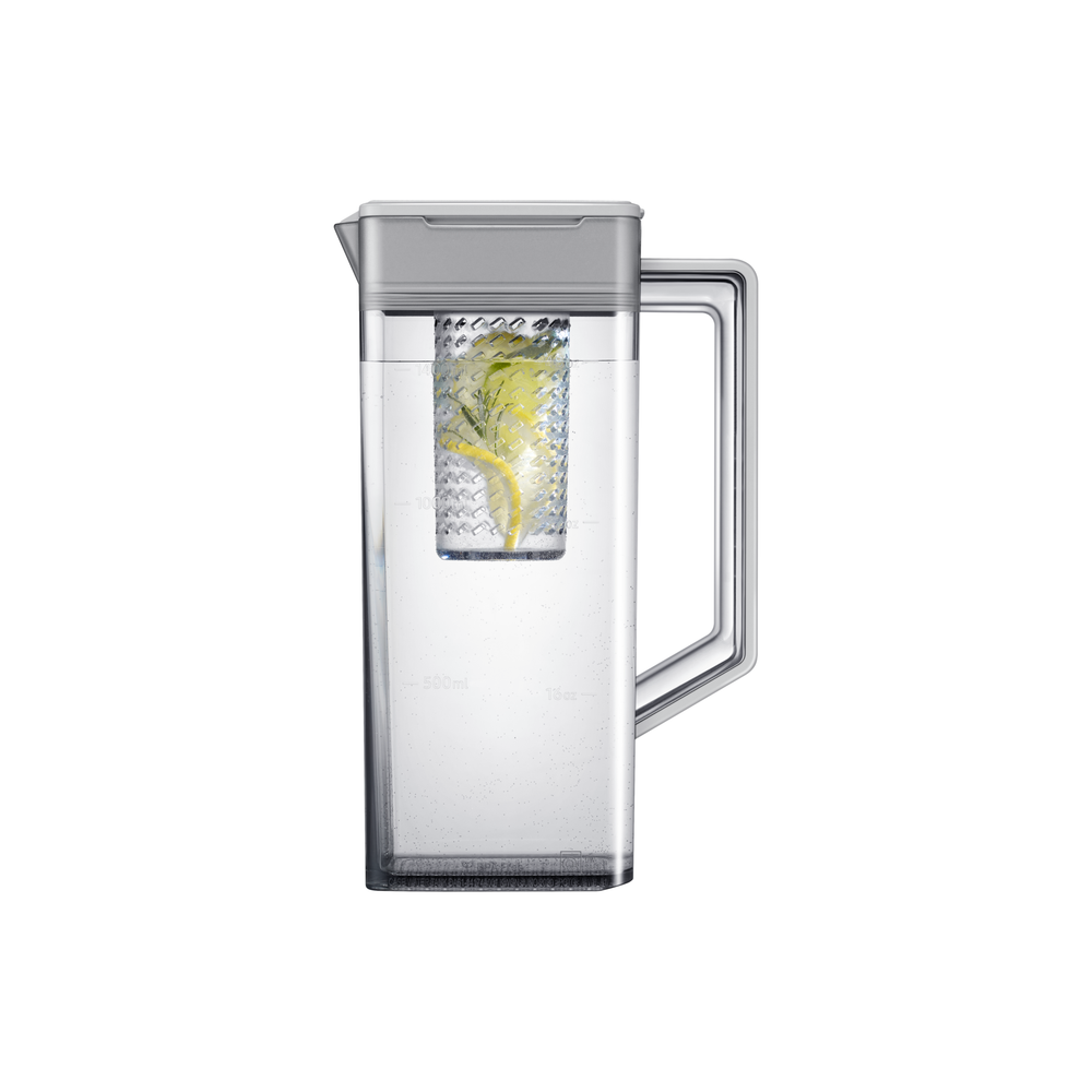 Samsung Bespoke 674L Frost Free freistehend French Style Kühl-Gefrierkombination - Schwarz | RF24BB620EB1EU