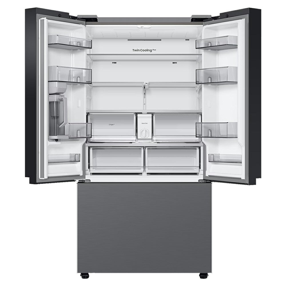 Samsung Bespoke 674L Frost Free freistehend French Door Kühl-Gefrierkombination - Silber | RF24BB620ES9EU