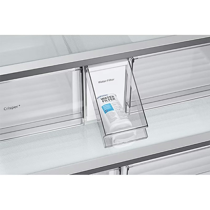 Samsung Bespoke 674L Frost Free freistehend French Door Kühl-Gefrierkombination - Silber | RF24BB620ES9EU
