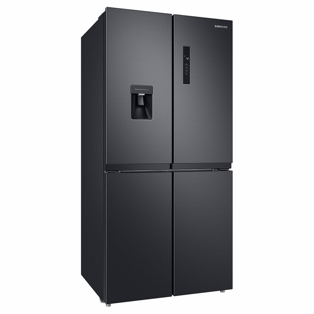 Samsung 488L freistehend French Door Kühl-Gefrierkombination - Gentle Schwarz Matt | RF48A401EB4/EU