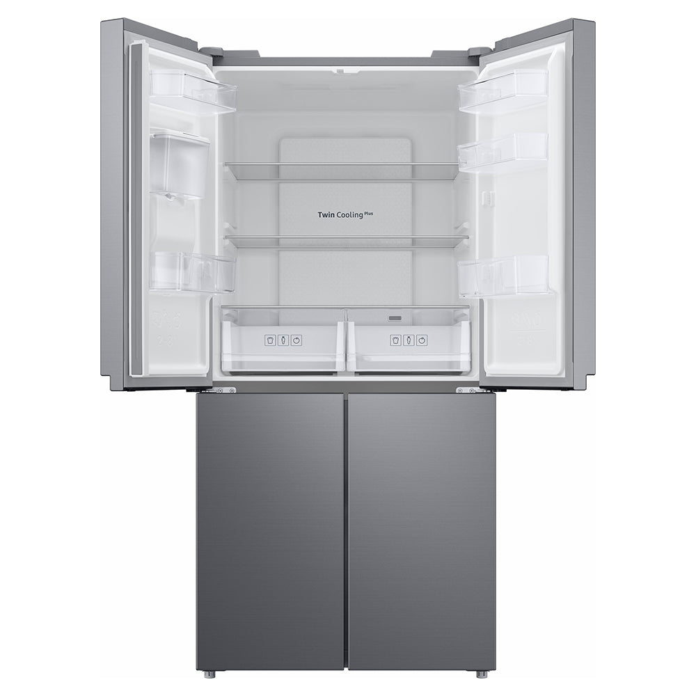 Samsung 488L freistehend French Door Kühl-Gefrierkombination - Gentle Silber Matt | RF48A401EM9/EU