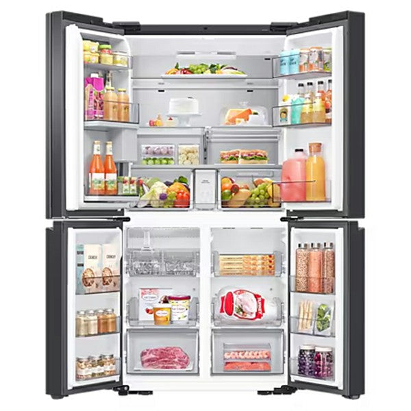 Samsung Family Hub 636L French Style Kühl-Gefrierkombination mit Beverage Center - Schwarz | RF65DG9H0EB1/EU