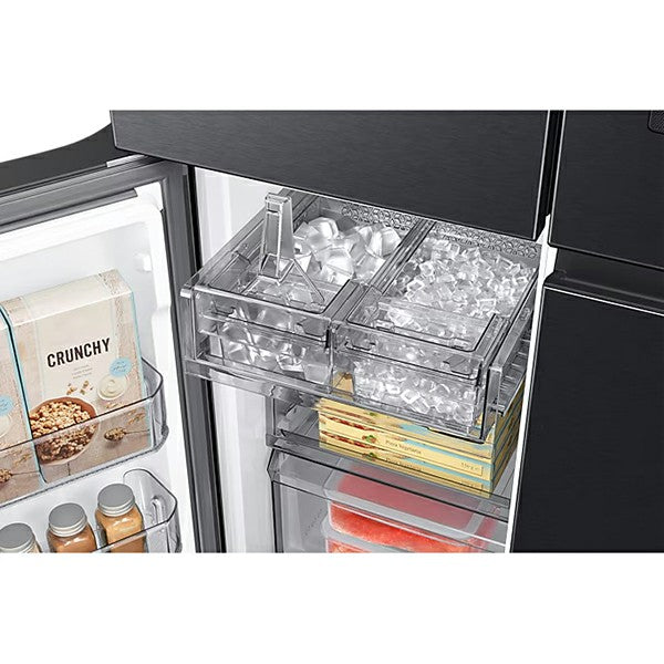 Samsung Family Hub 636L French Style Kühl-Gefrierkombination mit Beverage Center - Schwarz | RF65DG9H0EB1/EU