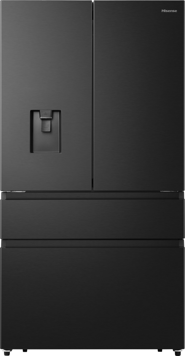 Hisense 579L French-Door-Kühl-Gefrierkombination, freistehend – Schwarz | RF749N4SWFE