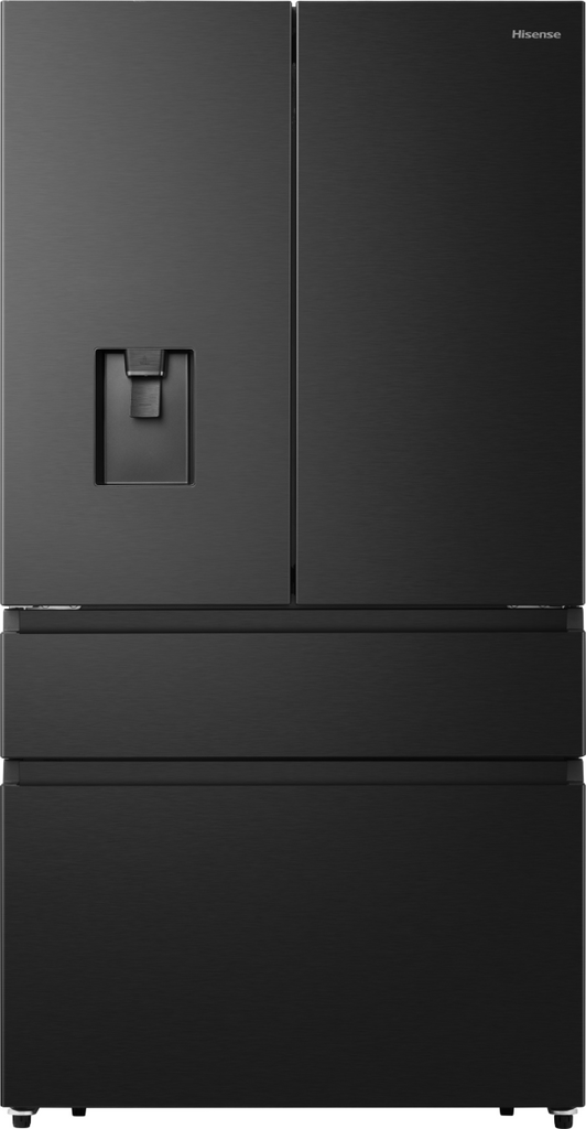 Hisense 579L French-Door-Kühl-Gefrierkombination, freistehend – Schwarz | RF749N4SWFE
