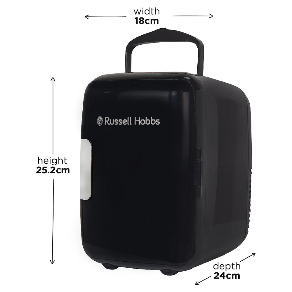 Russell Hobbs 4L freistehend Mini Cooler - Schwarz | RH4CLR1001B
