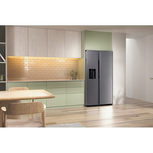 Samsung SpaceMax Bespoke AI Series 640L freistehend Kühl-Gefrierkombination - Silber | RS70F64KETEU