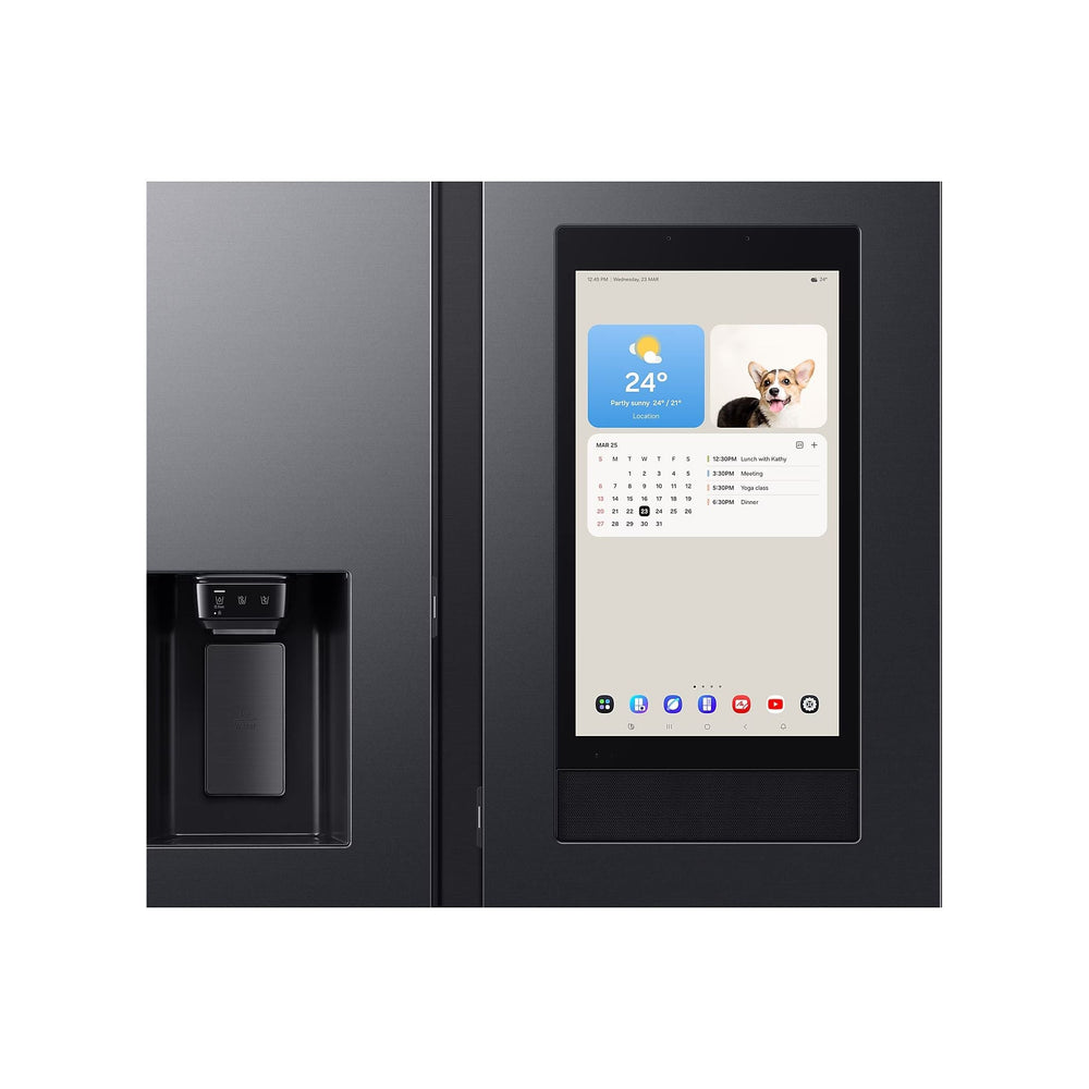 Samsung 614L American freistehend American Kühl-Gefrierkombination - Schwarz DOI | RS90F66BEFEU
