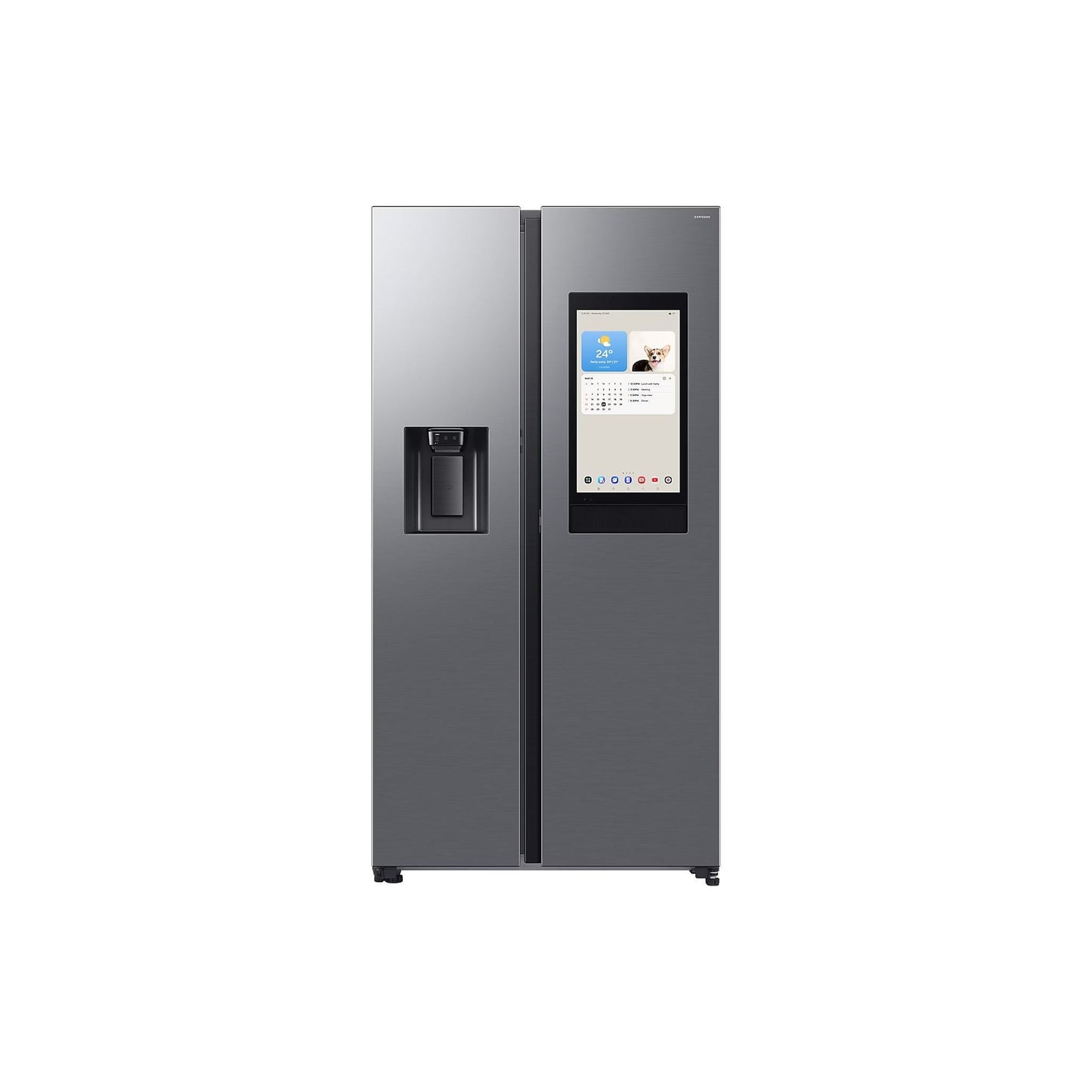 Samsung 614L Freestanding American Fridge Freezer - Sliver | RS90F66BETEU