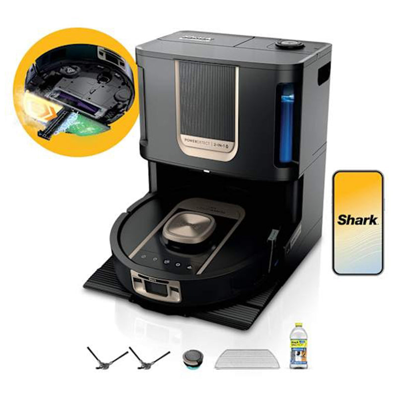 Shark ThermaCharged PowerDetect Robot Staubsauger - Schwarz | RV2900XEUK