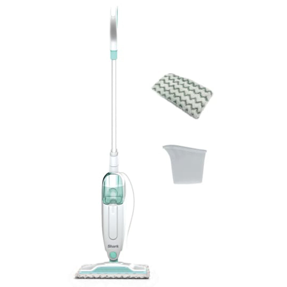 Shark Classic Steam Mop - Weiß & Mint Grün | S1000UK