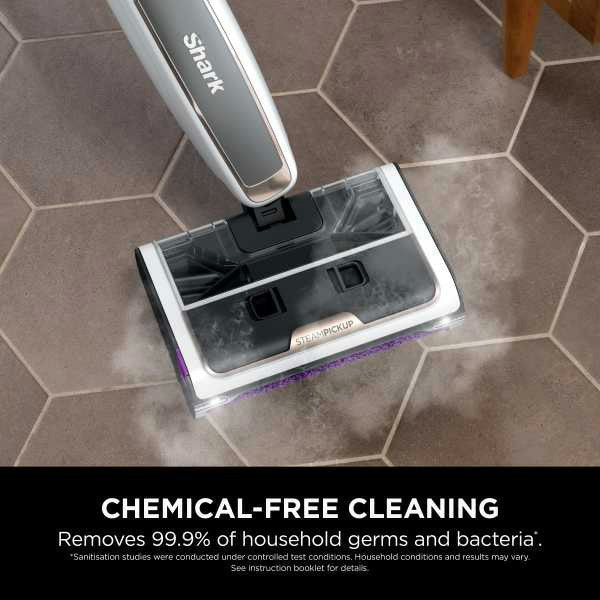 Shark SteamPickUp Bagless Hard Floor Staubsauger - Weiß | SD200UK