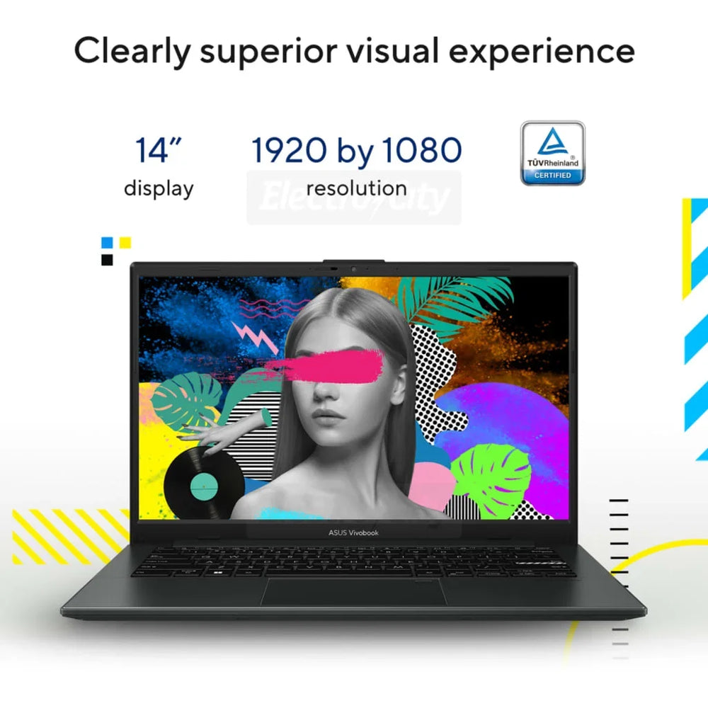 Asus Vivobook Go Intel N150 14" 8GB/128GB Laptop – Schwarz | SE1404TA-EB119WS