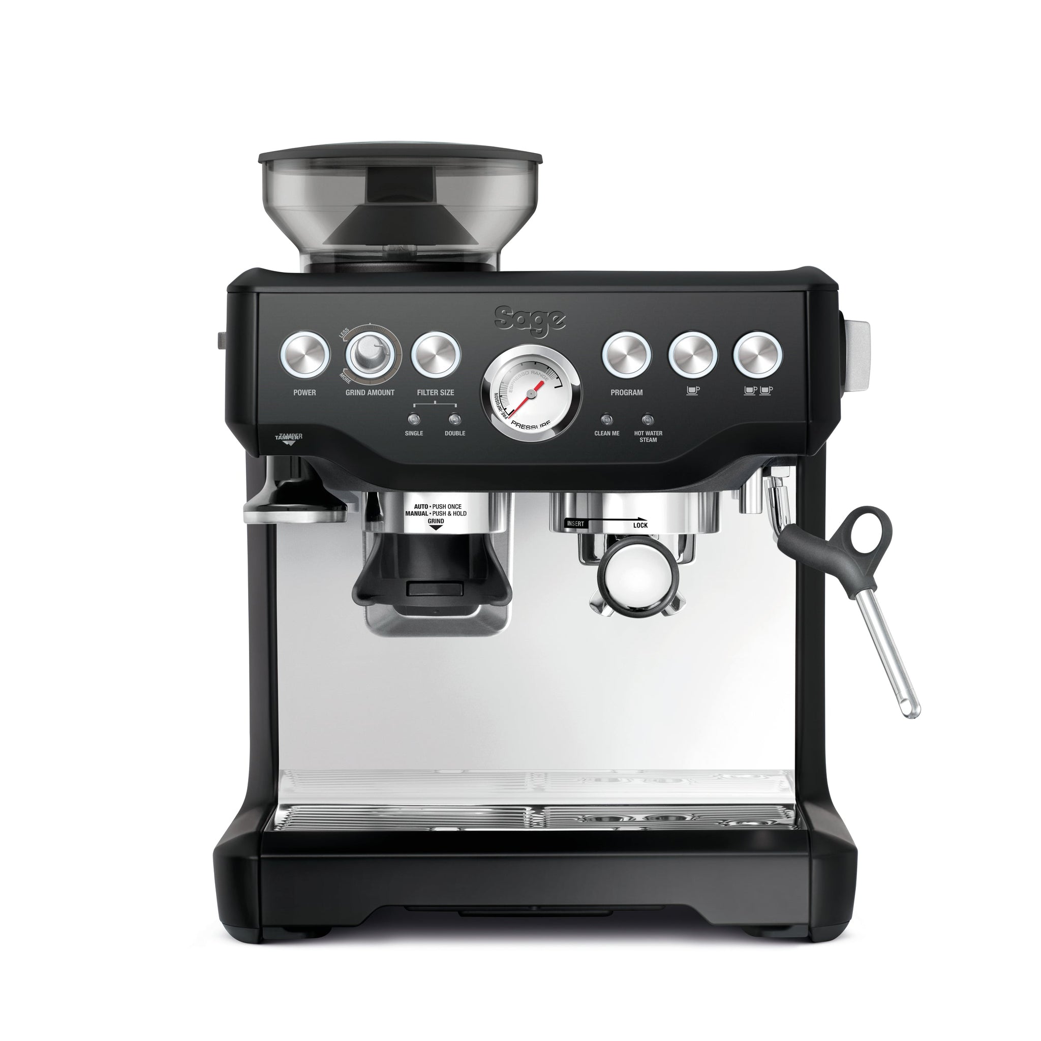 Sage The Barista Express Bean to Cup Kaffeemaschine - Schwarz Truffle | SES875BTR2GUK1