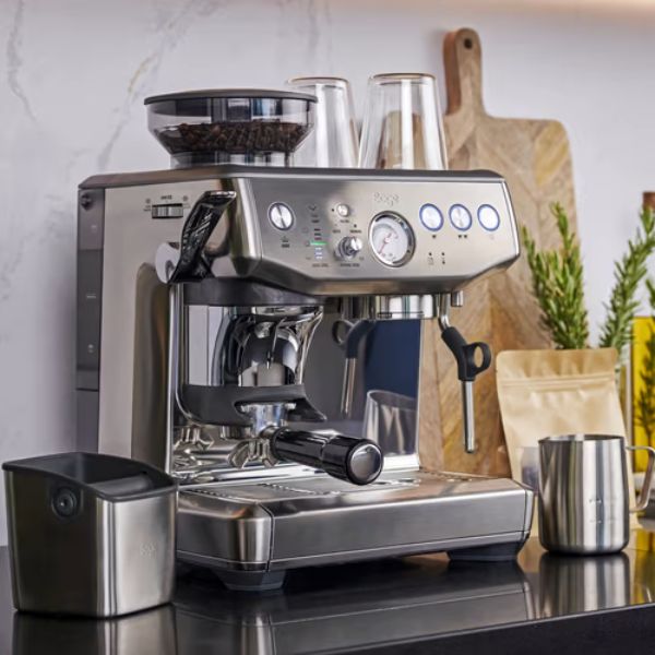 Sage The Barista Express Impress 1850W Espresso Kaffeemaschine - Brushed Edelstahl | SES876BSS4GUK1