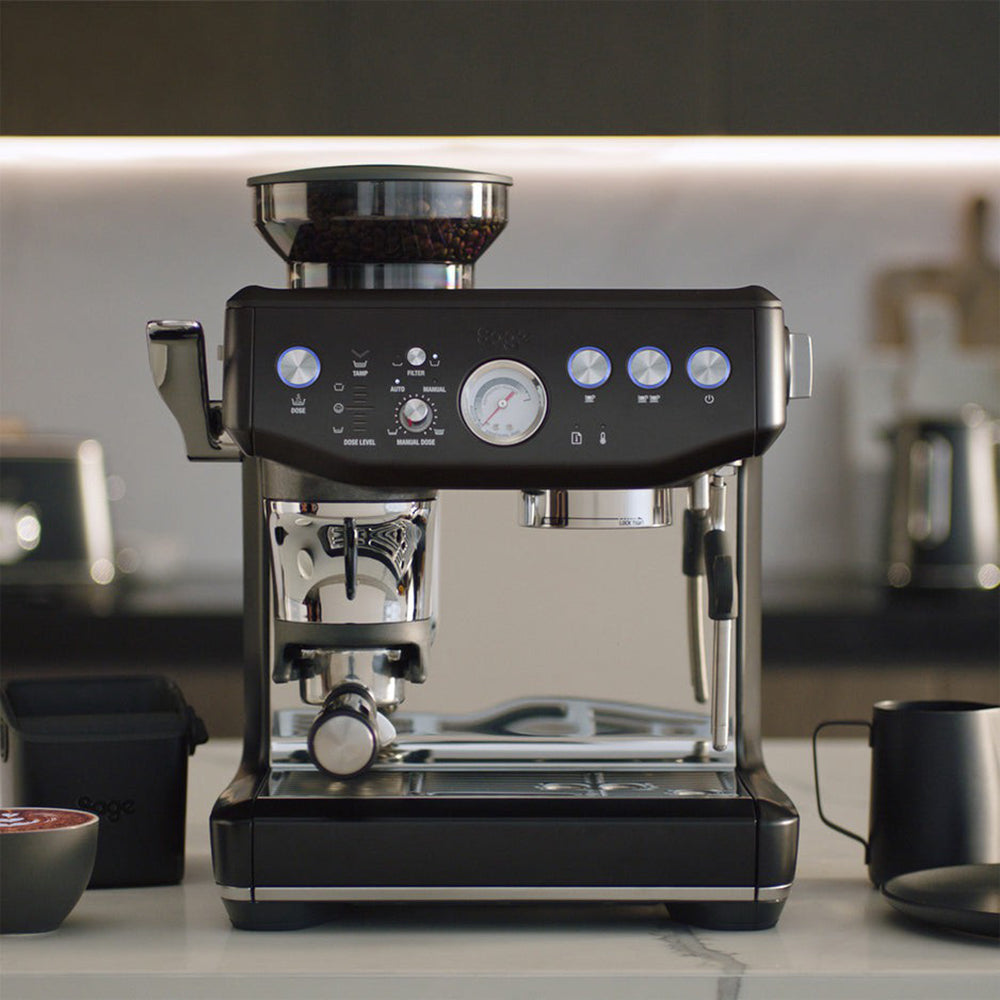 Sage The Barista Express Impress Bean To Cup Kaffeemaschine - Schwarz Truffle | SES876BTR4GUK1
