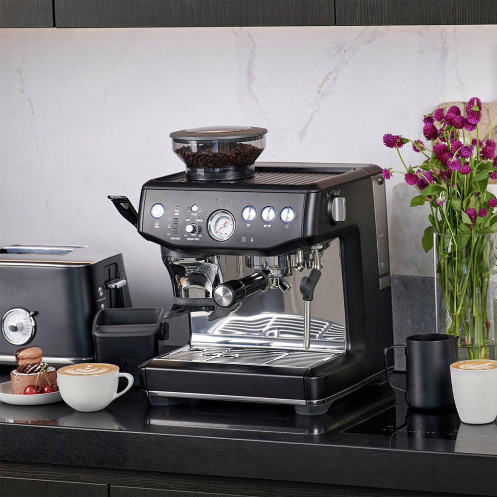 Sage The Barista Express Impress Bean To Cup Kaffeemaschine - Schwarz Truffle | SES876BTR4GUK1
