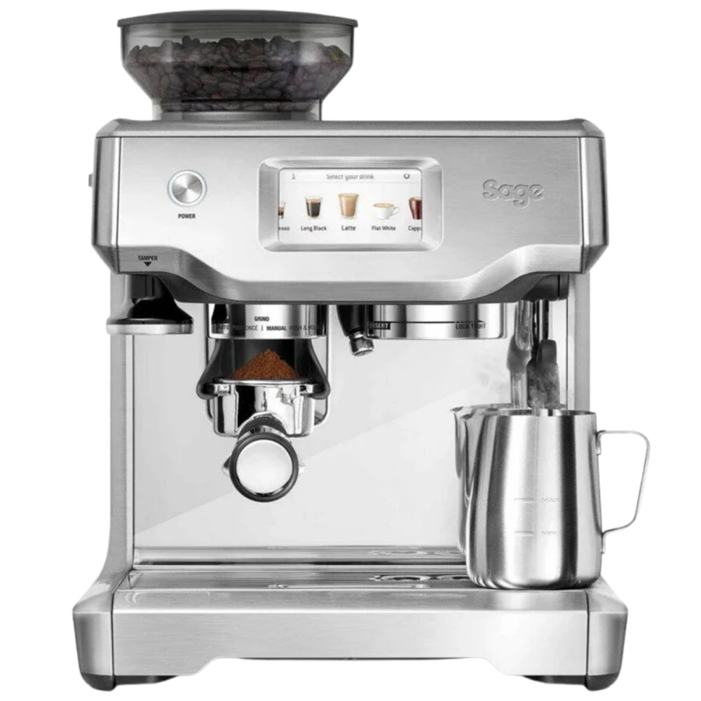 Sage The Barista Touch Bean to Cup Coffee Machine - Brushed Stainless Steel | SES880BSS2GUK
