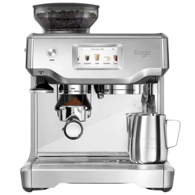 Sage The Barista Touch Bean to Cup Kaffeemaschine - Brushed Edelstahl | SES880BSS2GUK