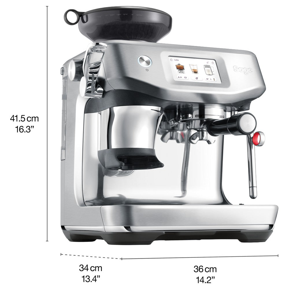 Sage Barista Touch Impress 2L Bean To Cup Kaffeemaschine - Brushed Edelstahl | SES882BSS4GUK1