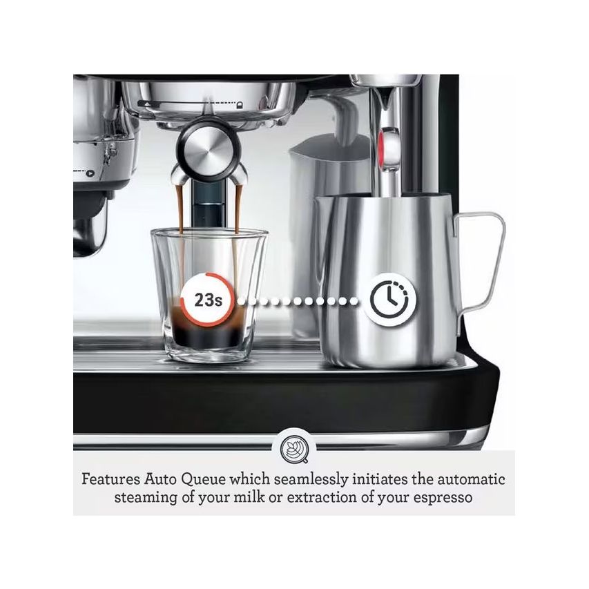 Sage Oracle Jet Automatic Bean to Cup Kaffeemaschine - Schwarz Truffle | SES985BTR4GUK1