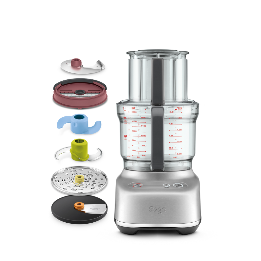 Sage Paradice 9 Food Processors - Brushed Edelstahl | SFP638BSS2GUK1