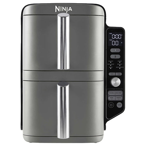 Ninja 9.5L 2470W Double Stack XL 2 Drawer Heißluftfritteuse - Grau | SL400UK