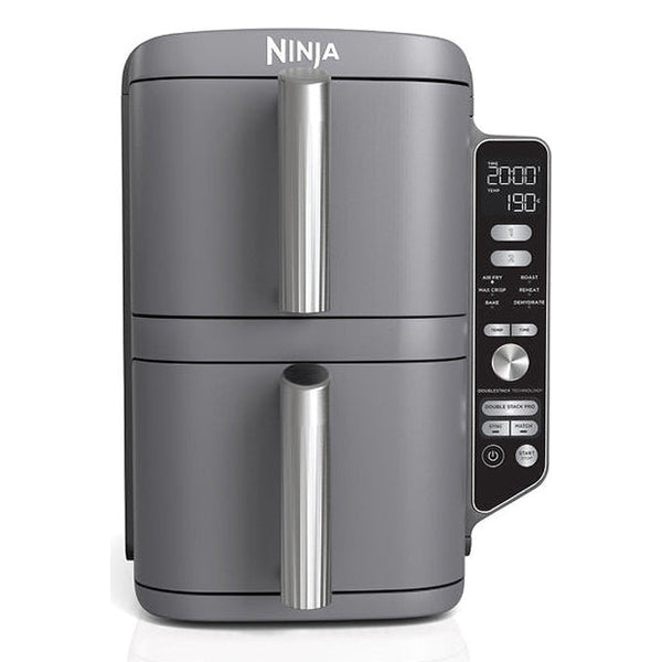 Ninja 9.5L 2470W Double Stack XL 2 Drawer Heißluftfritteuse - Grau | SL400UK