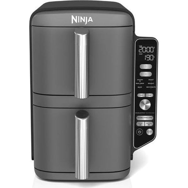 Ninja 9.5L 2470W Double Stack XL 2 Drawer Heißluftfritteuse - Grau | SL400UK