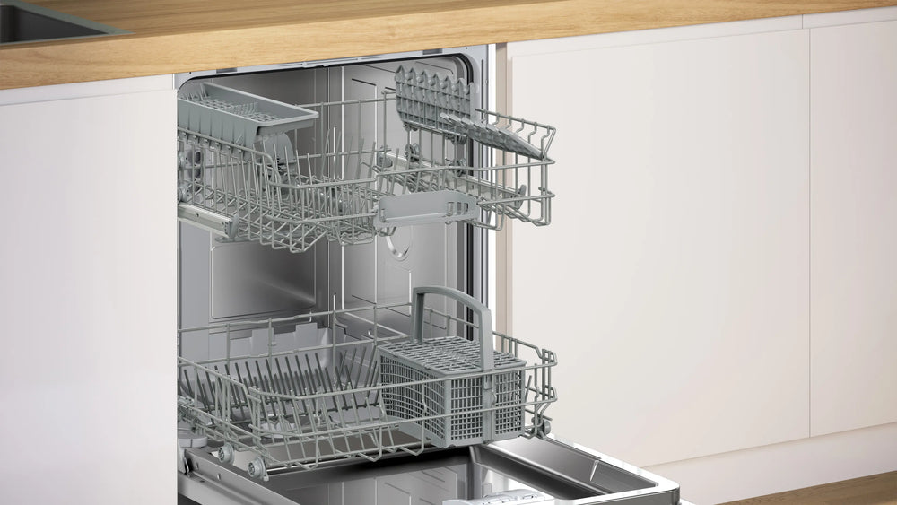 Bosch Series 2 60CM Semi integriert Standard Geschirrspüler - Brushed Steel | SMI2HTS06G