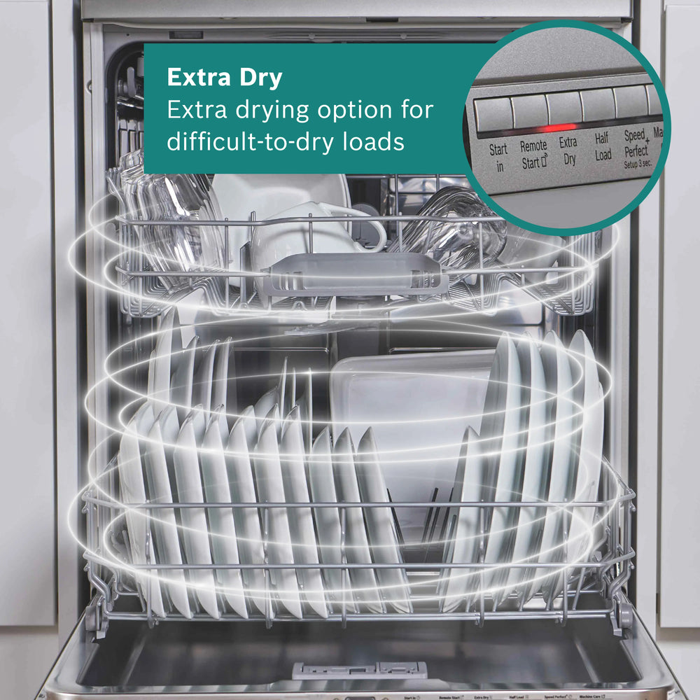 Bosch Series 2 60CM Semi integriert Standard Geschirrspüler - Brushed Steel | SMI2HTS06G