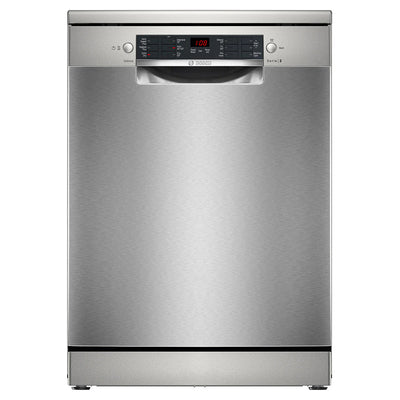 Bosch Series 2 85CM freistehend Standard Geschirrspüler - Brushed Steel | SMS26AI08G