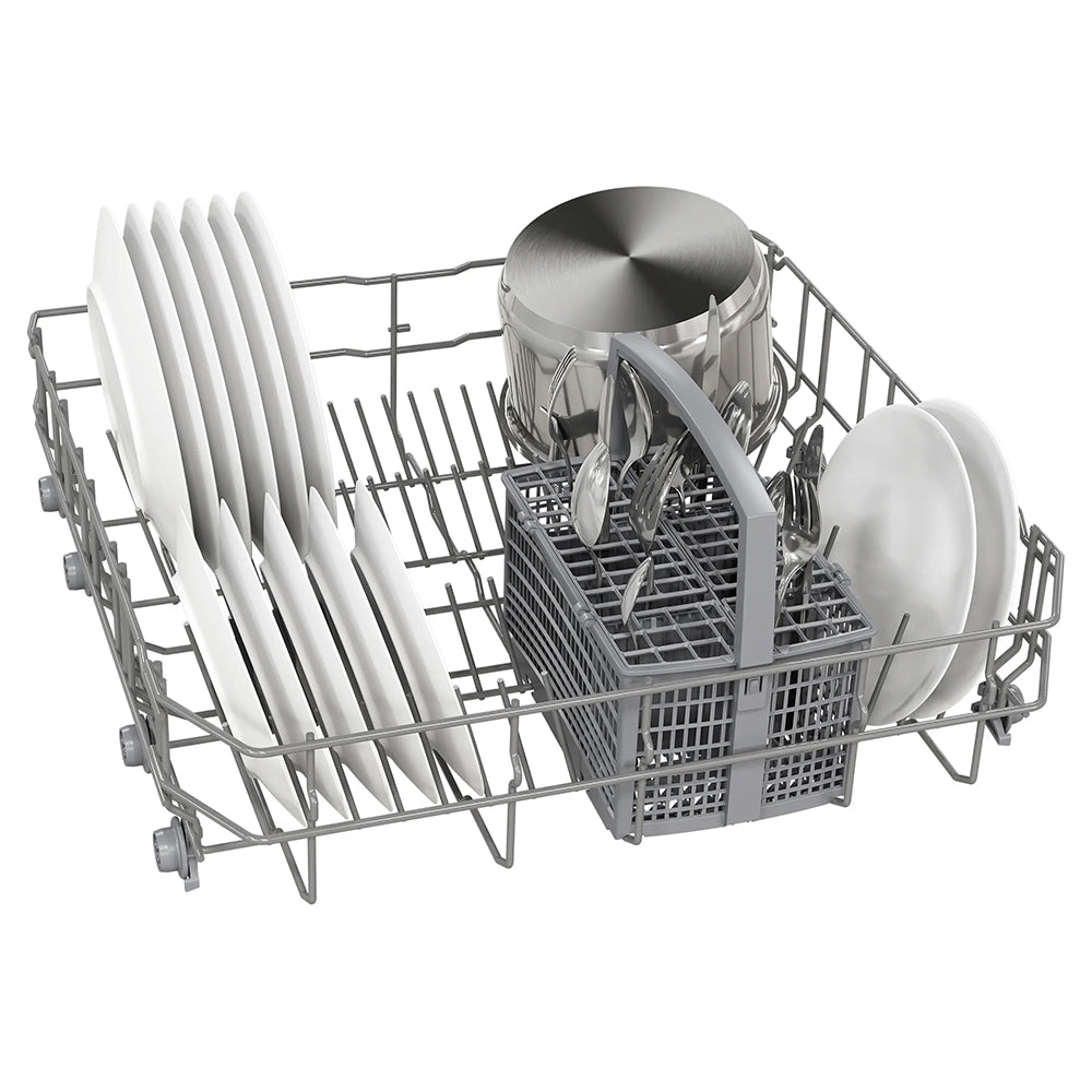 Bosch Series 2 85CM freistehend Standard Geschirrspüler - Brushed Steel | SMS26AI08G
