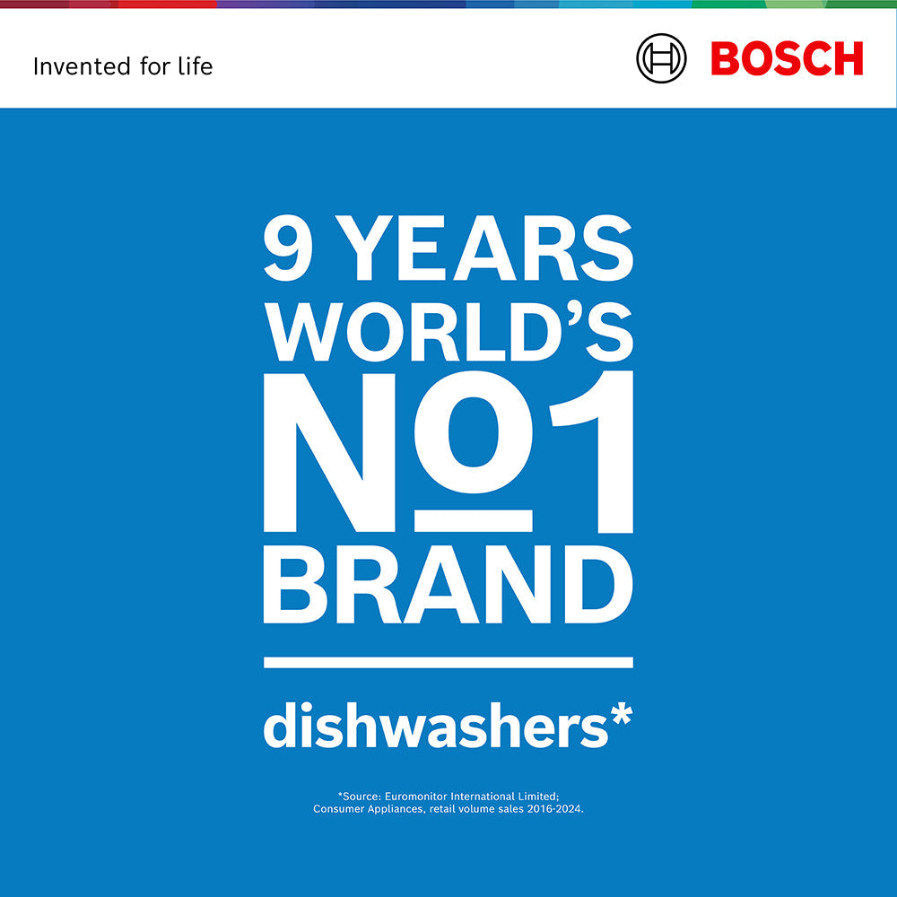 Bosch Series 2 60CM freistehend Standard Geschirrspüler - Weiß | SMS26AW08G