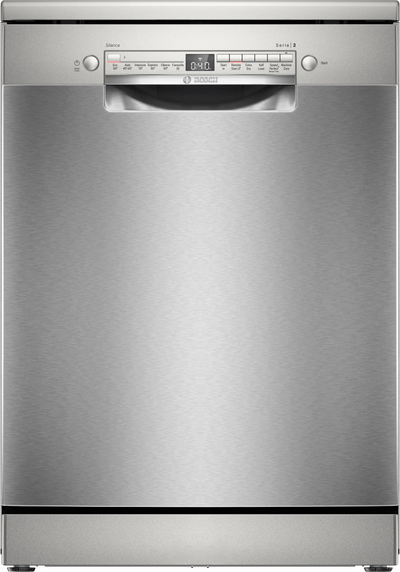 Bosch Series 2 60CM freistehend Standard Geschirrspüler - Brushed Steel | SMS2HVI06G