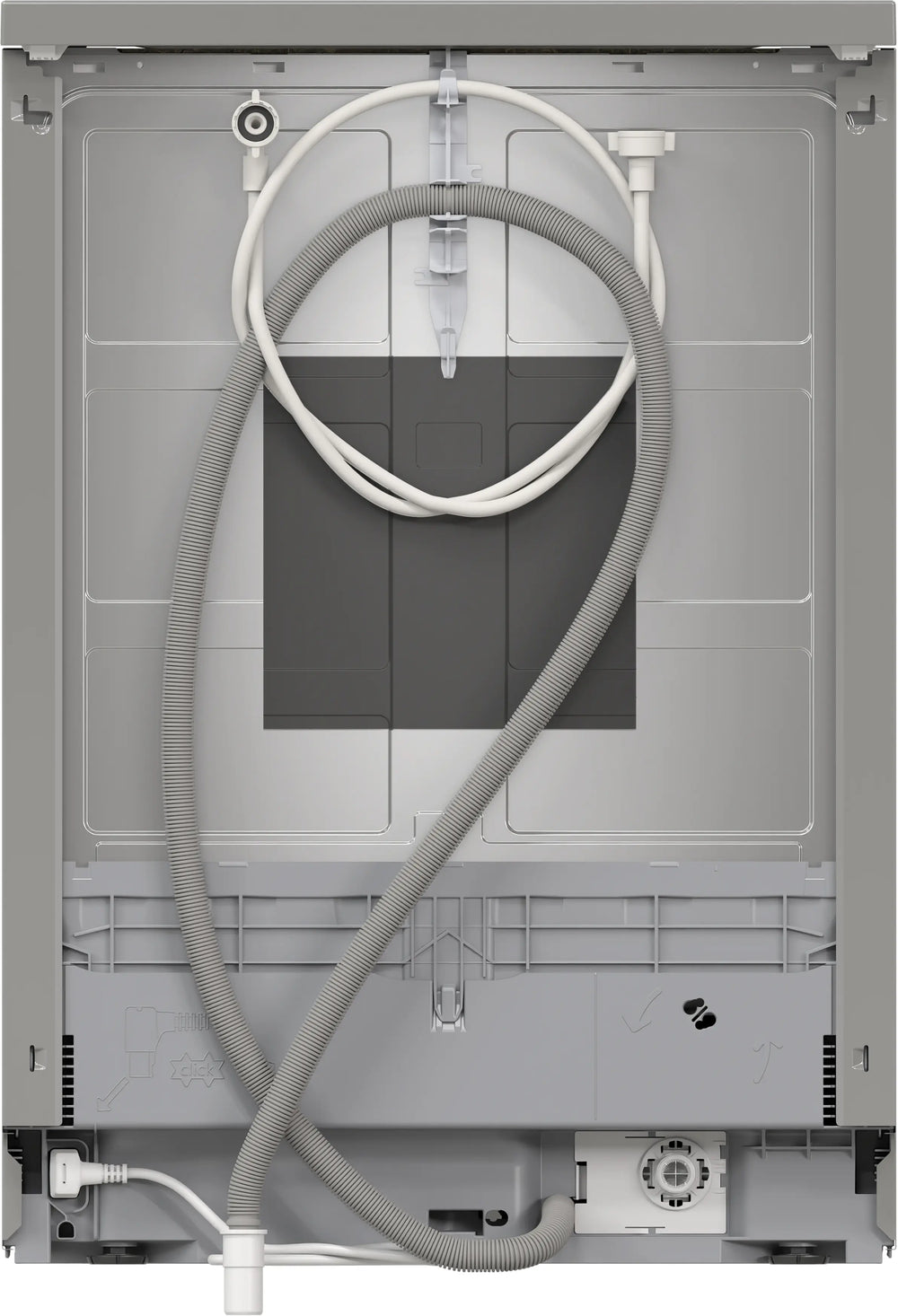 Bosch Series 2 60CM freistehend Standard Geschirrspüler - Brushed Steel | SMS2HVI06G