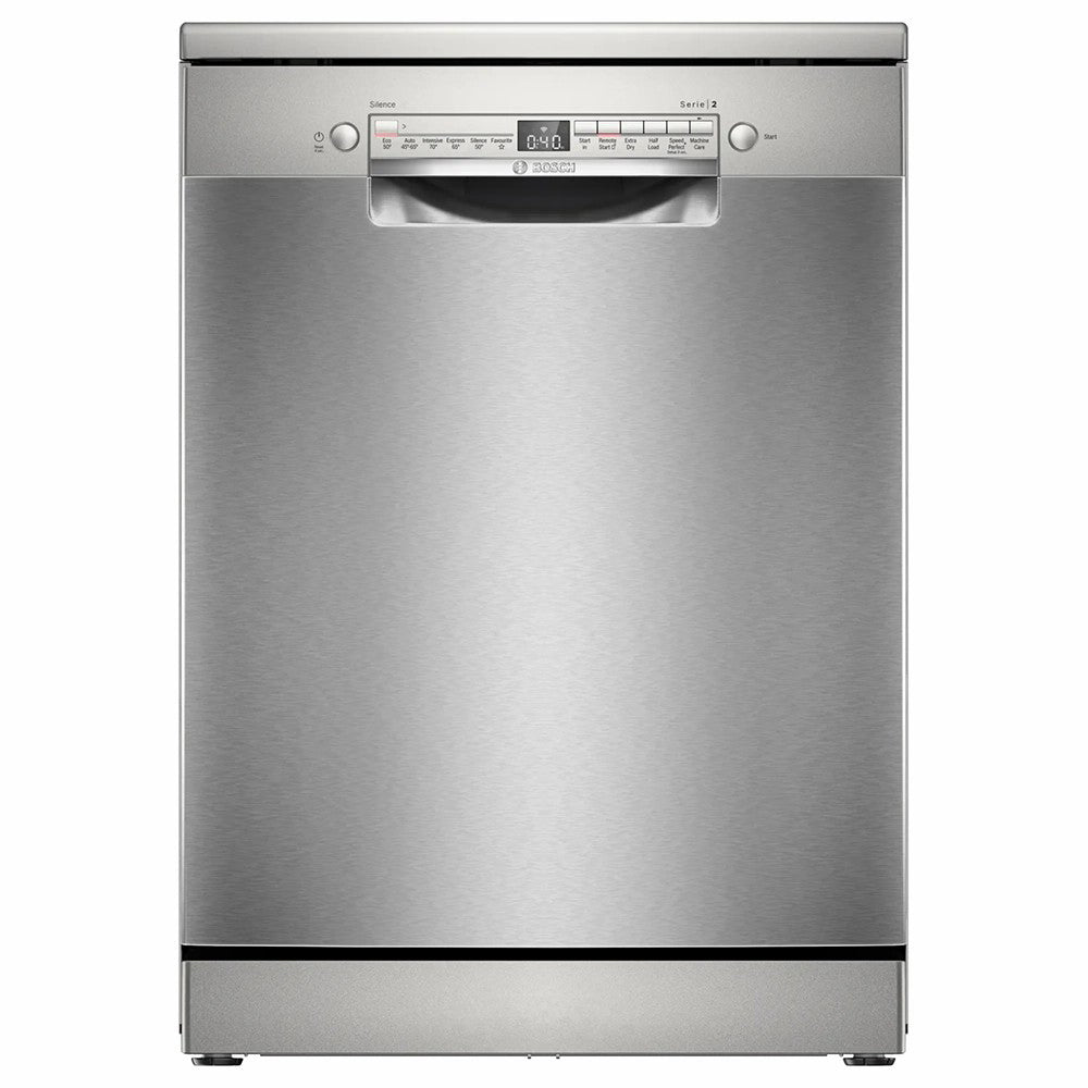 Bosch Series 2 60CM freistehend Drawer Geschirrspüler - Silber Inox | SMS2HVI67G