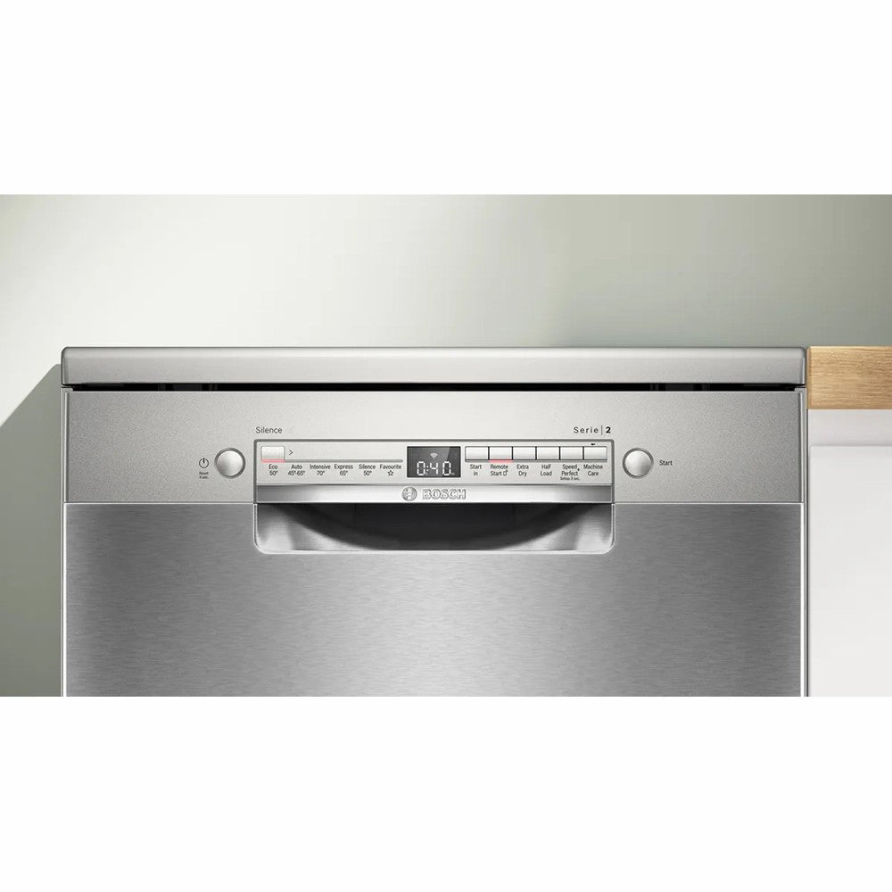 Bosch Series 2 60CM freistehend Drawer Geschirrspüler - Silber Inox | SMS2HVI67G