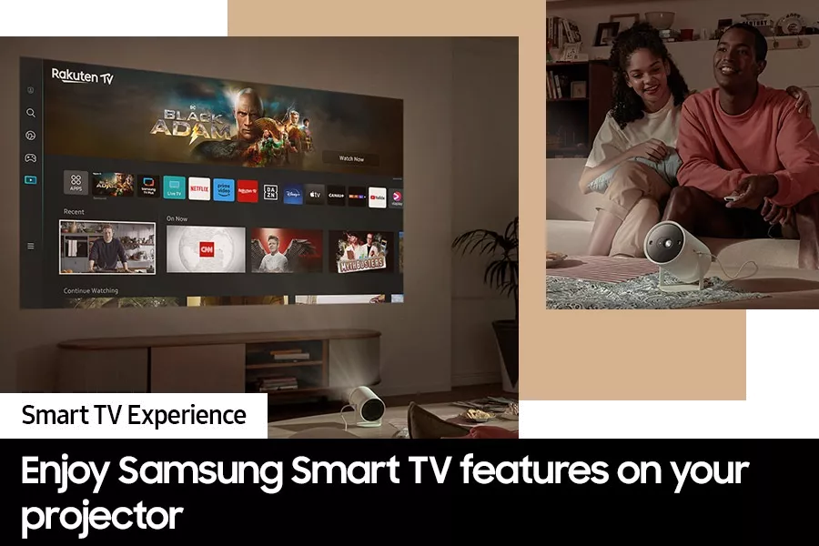 Samsung Freestyle 2nd Gen Up to 100" Beamer - Weiß | SP-LFF3HLAXXXU
