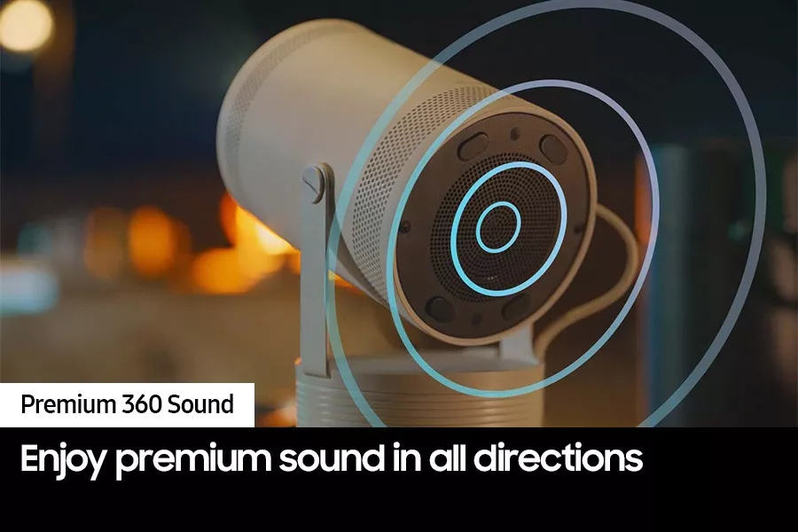 Samsung Freestyle 2nd Gen Up to 100" Beamer - Weiß | SP-LFF3HLAXXXU